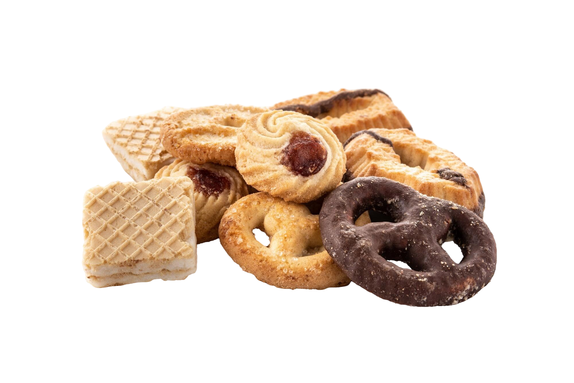 Baked goods and extruded snacks