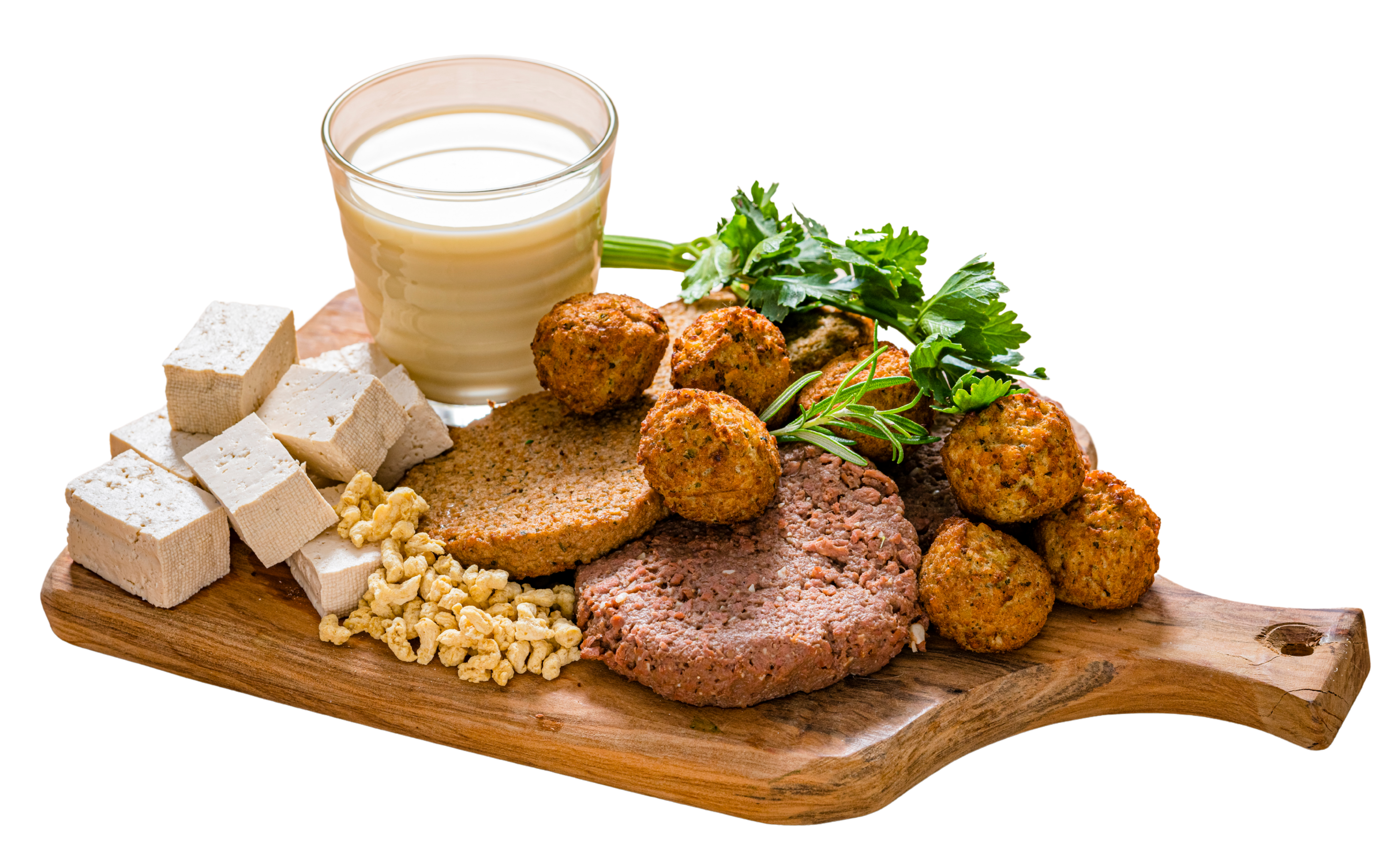 Plant-based meat and cheese analogues